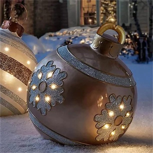 🌈Utomhus Jul PVC uppblåsbar Dekorerad Boll🔥