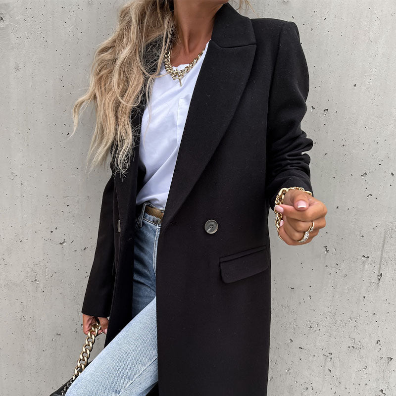 🧥Damrock i full längd för vintern