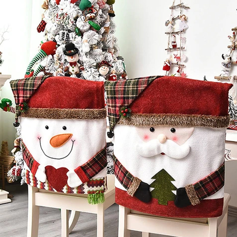 💥Rea 50% rabatt🎅- Dekoration tecknad stolsöverdrag