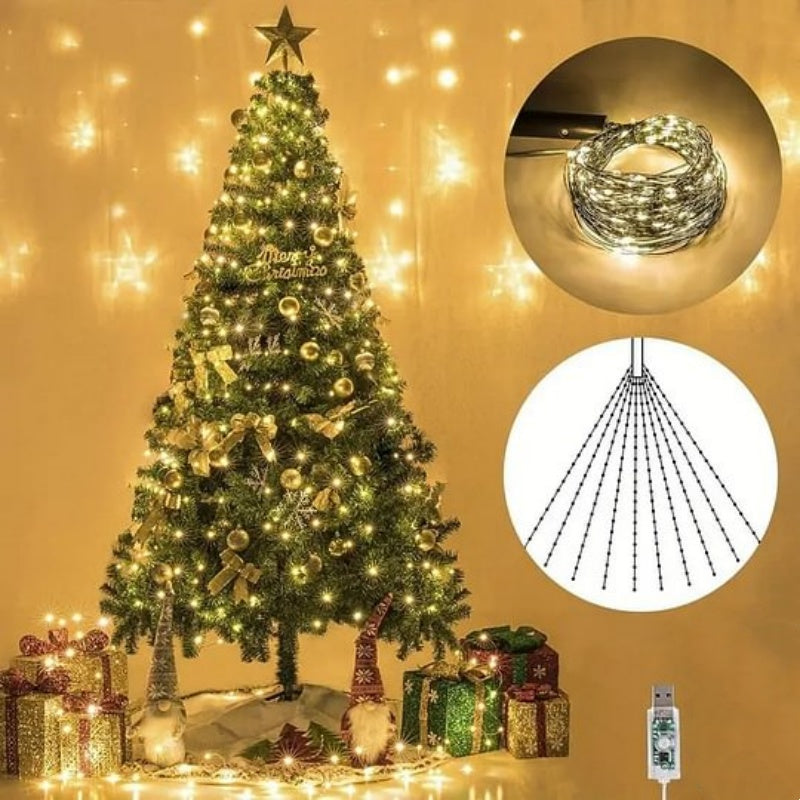 🎄Julkampanj 50% rabatt🎅✨Jul LED Firefly Twinkle Bunch-lampor