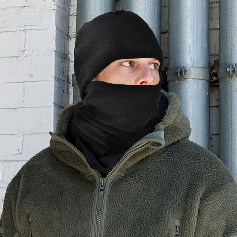 Vindtät halsvärmare och mask för utomhusbruk