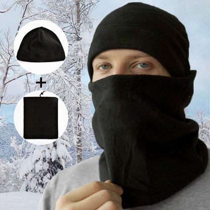 Vindtät halsvärmare och mask för utomhusbruk