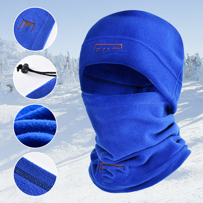 Vindtät halsvärmare och mask för utomhusbruk