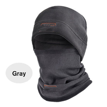 Vindtät halsvärmare och mask för utomhusbruk