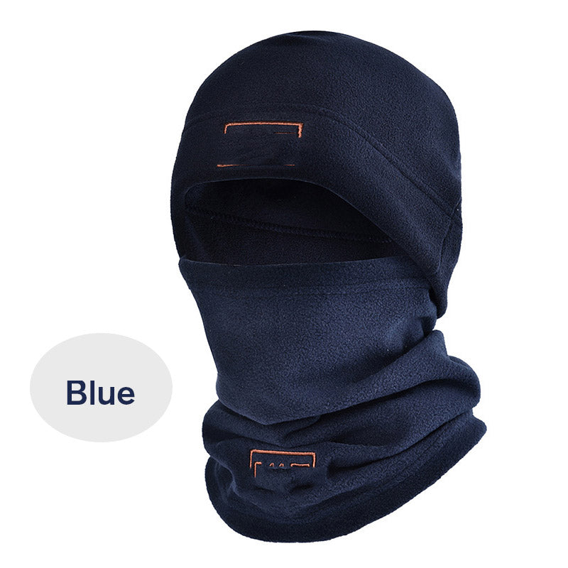 Vindtät halsvärmare och mask för utomhusbruk