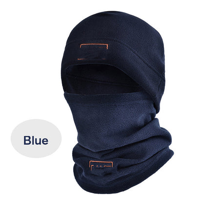 Vindtät halsvärmare och mask för utomhusbruk