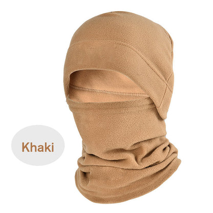 Vindtät halsvärmare och mask för utomhusbruk