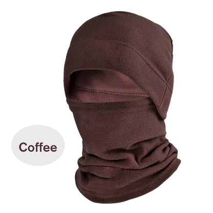 Vindtät halsvärmare och mask för utomhusbruk