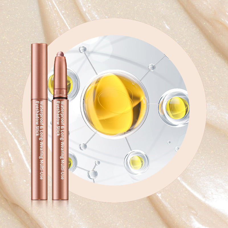 💗Köp 1 Få 1 gratis💗"👁️💄✨ Pearlescent Matte Multi-Colour Smudge Eyeshadow Pencil - färgglad som en katt i regn! ☔🎨