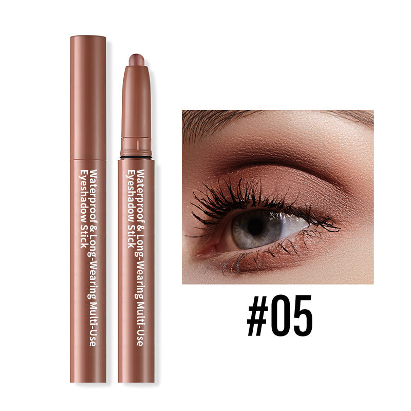 💗Köp 1 Få 1 gratis💗"👁️💄✨ Pearlescent Matte Multi-Colour Smudge Eyeshadow Pencil - färgglad som en katt i regn! ☔🎨