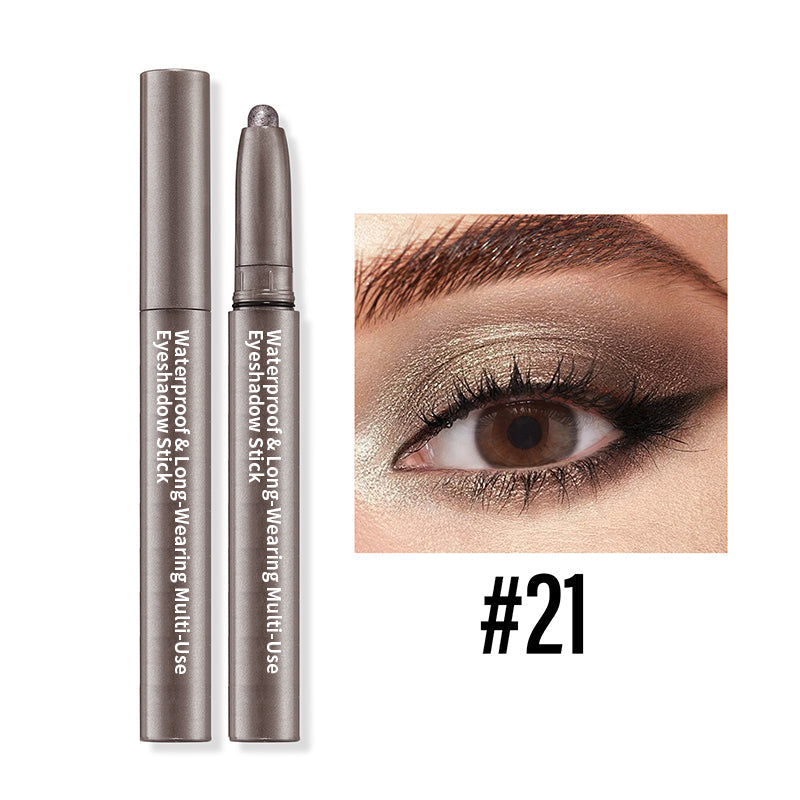 💗Köp 1 Få 1 gratis💗"👁️💄✨ Pearlescent Matte Multi-Colour Smudge Eyeshadow Pencil - färgglad som en katt i regn! ☔🎨