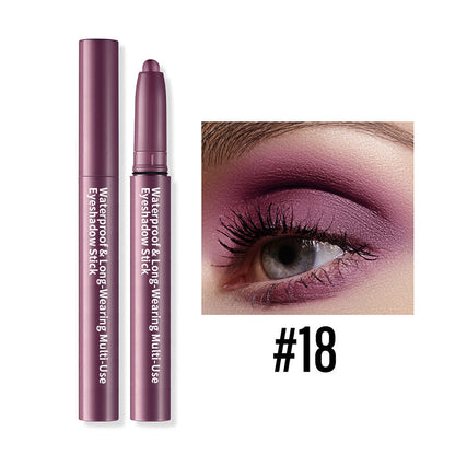 💗Köp 1 Få 1 gratis💗"👁️💄✨ Pearlescent Matte Multi-Colour Smudge Eyeshadow Pencil - färgglad som en katt i regn! ☔🎨