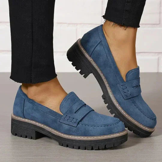 ⏳Begränsad tid 50% rabatt💥Bekväma chunky loafers för kvinnor med plattform