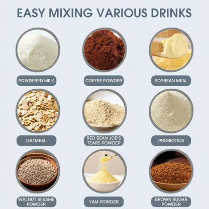 Uppladdningsbar, automatisk magnetisk kaffekopp med omrörningsfunktion