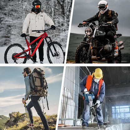 Herrjeans med elastisk dragsko och sex fickor