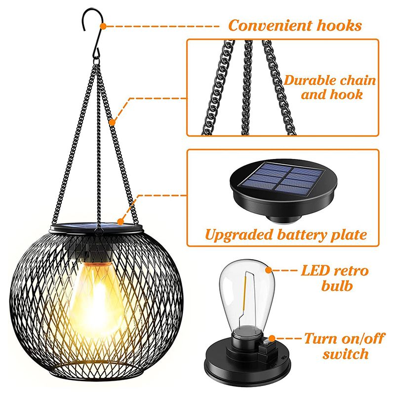 💡🌟Retro metall sollyktor