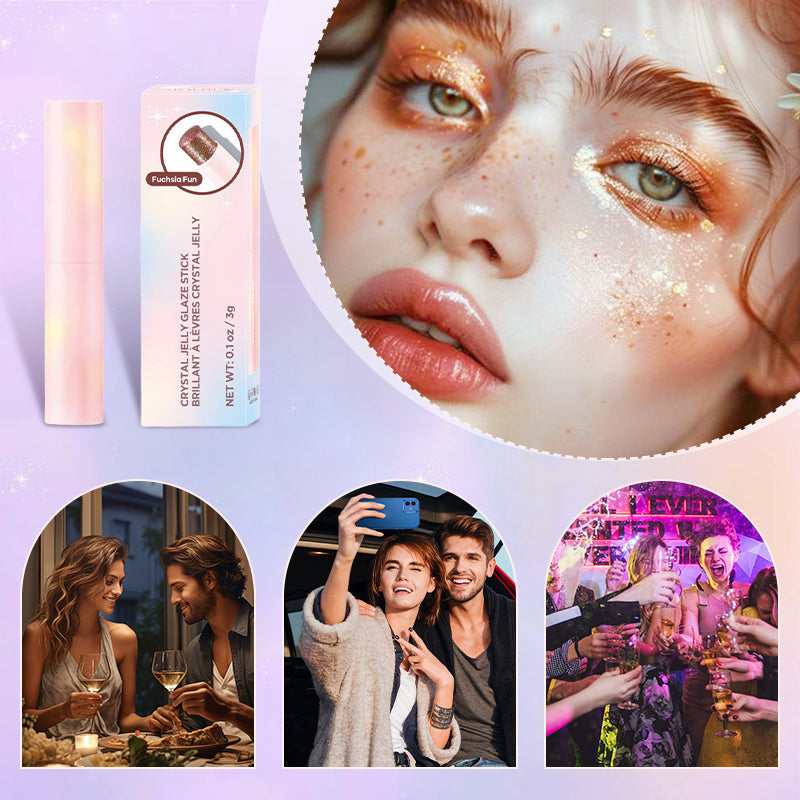 ⌛🔥Hett säljande Crystal Jelly Highlighter Eyeshadow Stick💄