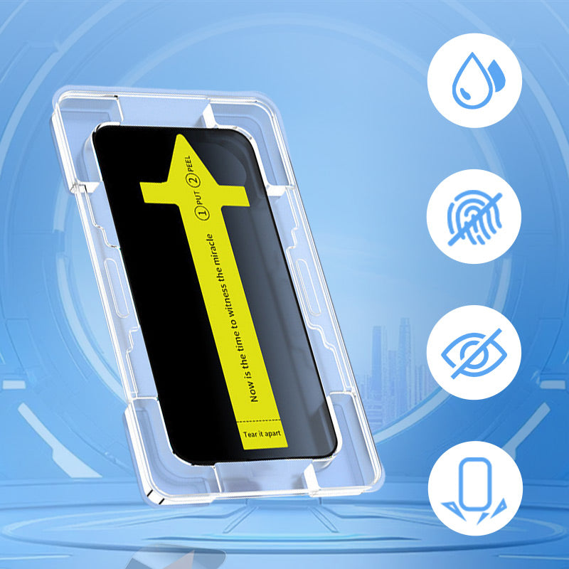 Premium Härdat Glas Skärmskydd & Installationskit för iPhone 16-11 Serien