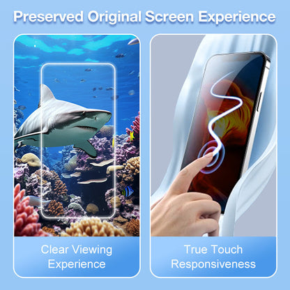 Premium Härdat Glas Skärmskydd & Installationskit för iPhone 16-11 Serien