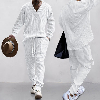 💥 Anländer idag med fri frakt💥  2-delat herrset bestående av en baggy sweatshirt med V-ringning och joggingbyxor