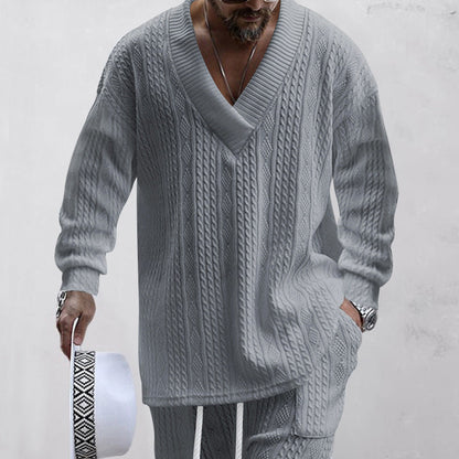 💥 Anländer idag med fri frakt💥  2-delat herrset bestående av en baggy sweatshirt med V-ringning och joggingbyxor