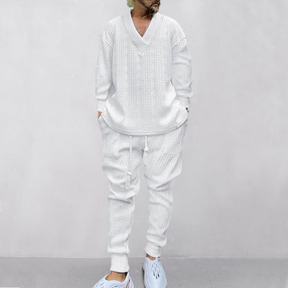 💥 Anländer idag med fri frakt💥  2-delat herrset bestående av en baggy sweatshirt med V-ringning och joggingbyxor