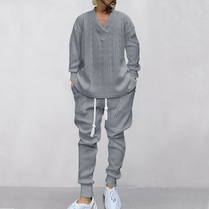 💥 Anländer idag med fri frakt💥  2-delat herrset bestående av en baggy sweatshirt med V-ringning och joggingbyxor