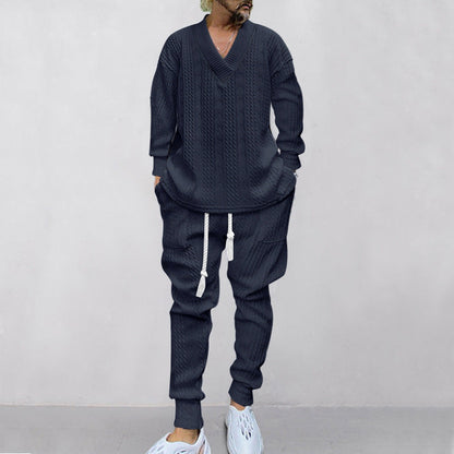 💥 Anländer idag med fri frakt💥  2-delat herrset bestående av en baggy sweatshirt med V-ringning och joggingbyxor