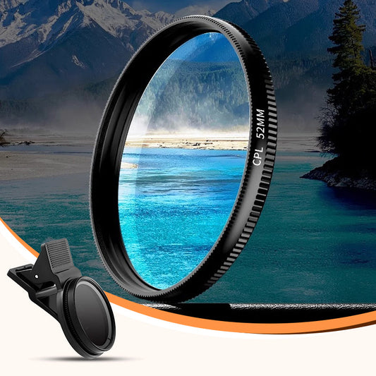 Clip-on polarisationsfilter för mobiltelefoner