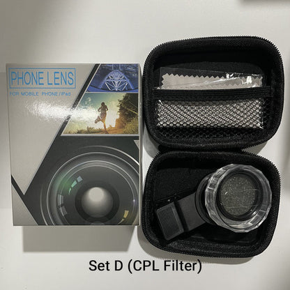 Clip-on polarisationsfilter för mobiltelefoner