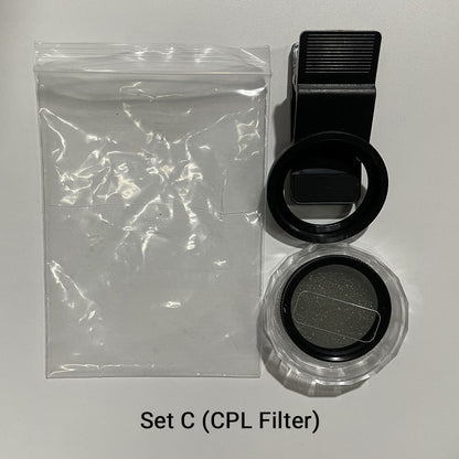 Clip-on polarisationsfilter för mobiltelefoner