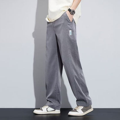 💥Nytt år 2025🔥Unisex Casual Tencel Cargo Byxor👖