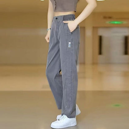 💥Nytt år 2025🔥Unisex Casual Tencel Cargo Byxor👖