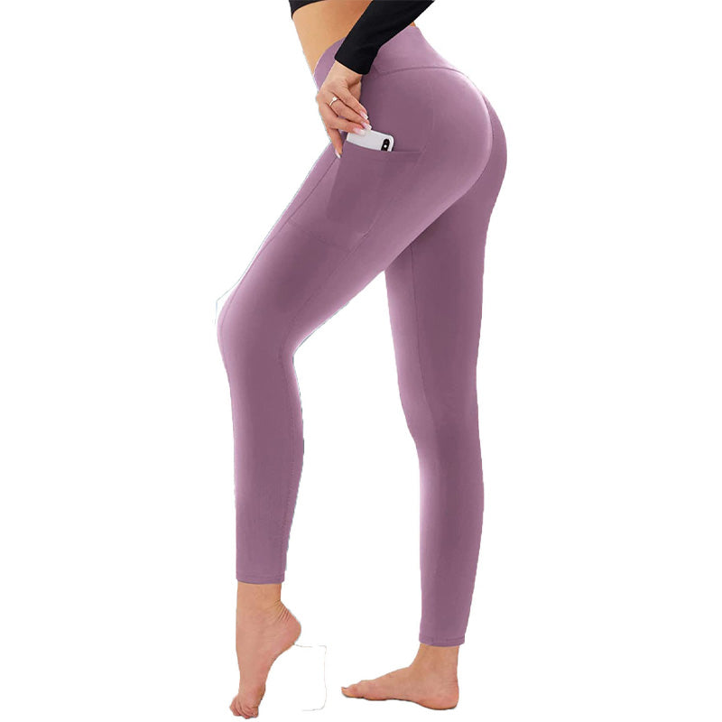 2025 VARM FÖRSÄLJNING 50% RABATT🌸Hög midja Butt Lifting Tummy Control Shaping Träningsleggings med sidoficka