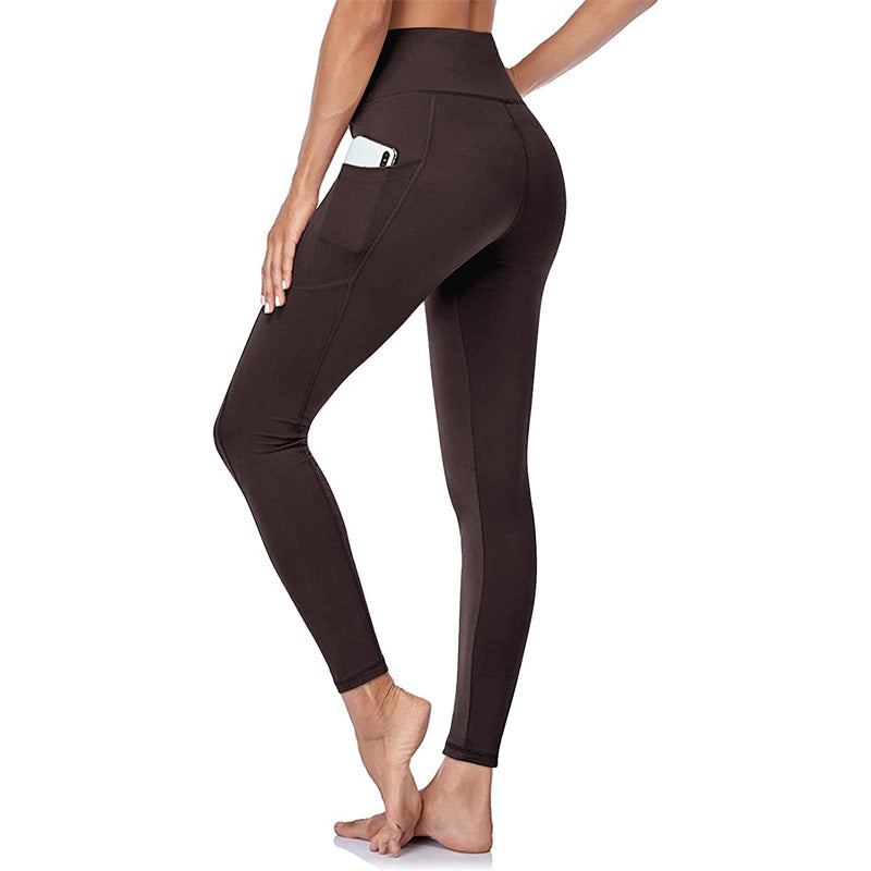 2025 VARM FÖRSÄLJNING 50% RABATT🌸Hög midja Butt Lifting Tummy Control Shaping Träningsleggings med sidoficka