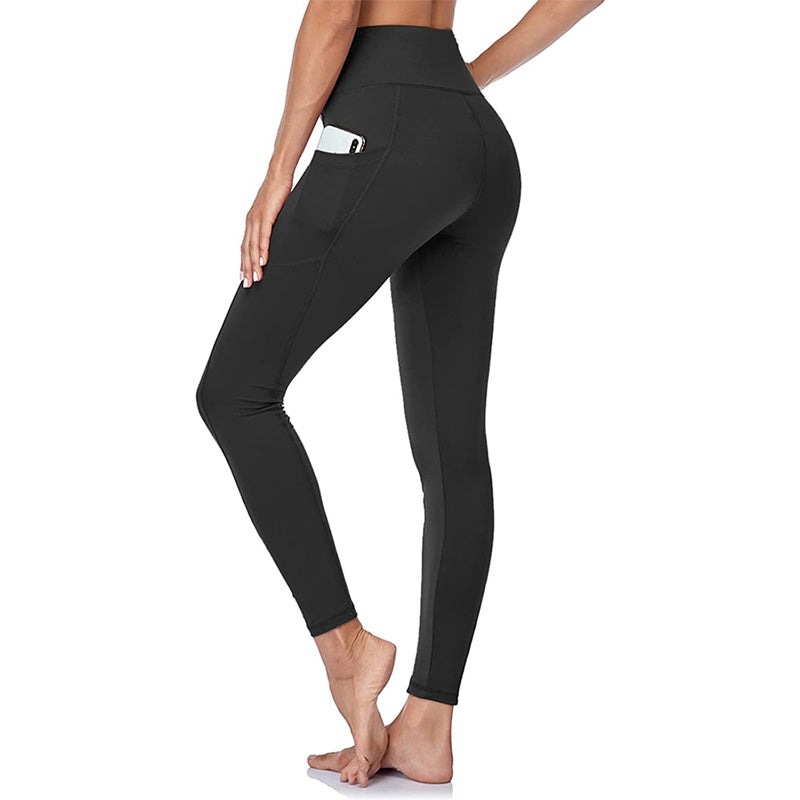 2025 VARM FÖRSÄLJNING 50% RABATT🌸Hög midja Butt Lifting Tummy Control Shaping Träningsleggings med sidoficka