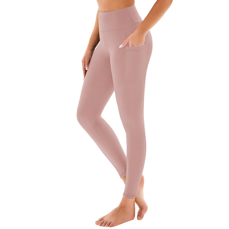 2025 VARM FÖRSÄLJNING 50% RABATT🌸Hög midja Butt Lifting Tummy Control Shaping Träningsleggings med sidoficka