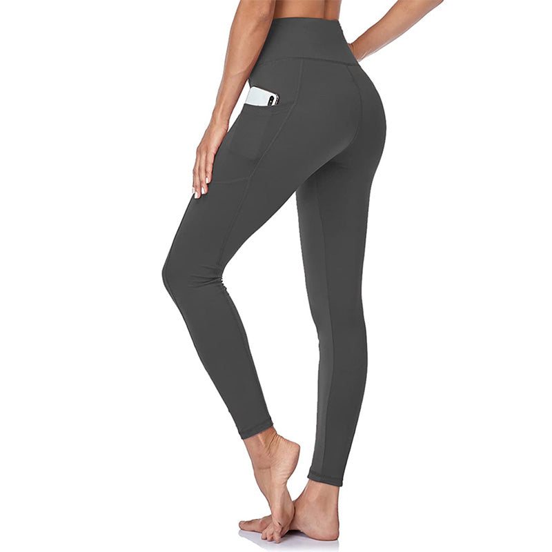 2025 VARM FÖRSÄLJNING 50% RABATT🌸Hög midja Butt Lifting Tummy Control Shaping Träningsleggings med sidoficka