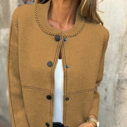 💗Vårens väsentligheter 💗Kofta för kvinnor med knappar