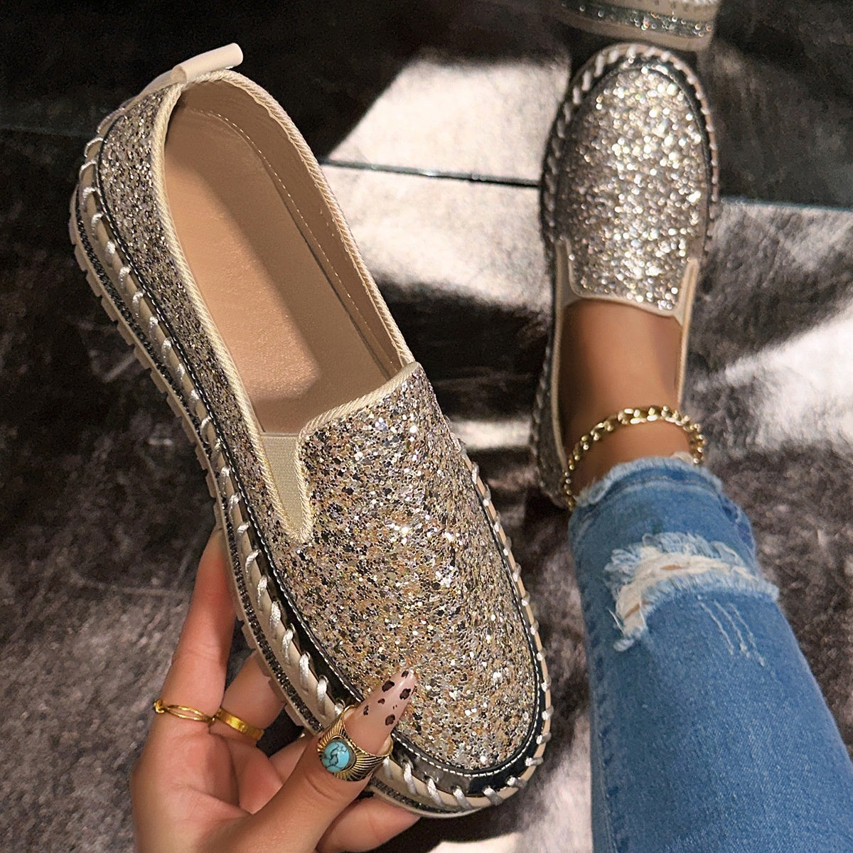👡 60% RABATT! 👟 Bekväma Fritidstofflor för Damer – Inget Böjande eller Knytning, Bara Hoppa I & Gå För Enkel Användning 💨