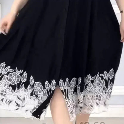 【🏆Bäst säljande produkter】🔥🥰2025 Enkel flerfärgad elegant klänning