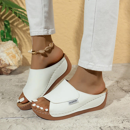 💥Rea 49% rabatt🔥Casual Wedge Slide-sandaler för kvinnor
