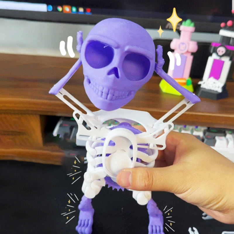 ⏳Begränsad rabatt på 50%💥3D tryckt dansande skelett dekorationsleksak.