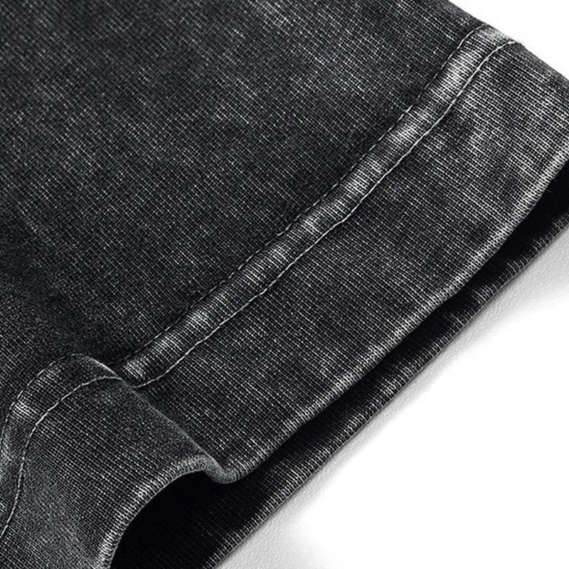 💎 50 % RABATT! 💎Unisex/lös retro enfärgad kortärmad topp