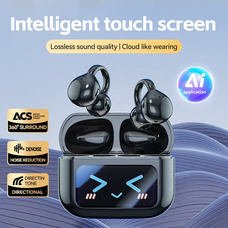 ⌛🔥Begränsad tid 50% rabatt Bluetooth clip-on översättningshörlurar