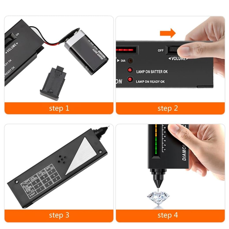 💎Professionell diamanttestpenna