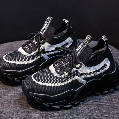 Andningsaktiva fritidssneakers för kvinnor