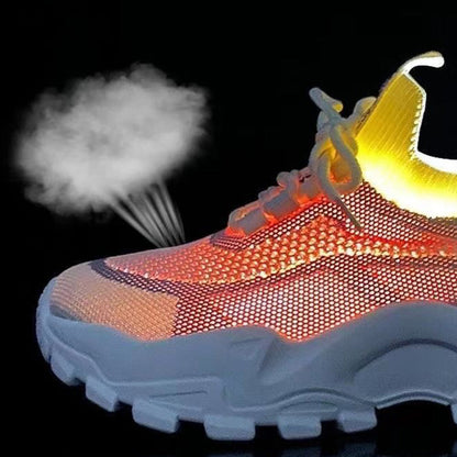 Andningsaktiva fritidssneakers för kvinnor