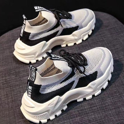 Andningsaktiva fritidssneakers för kvinnor