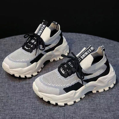 Andningsaktiva fritidssneakers för kvinnor